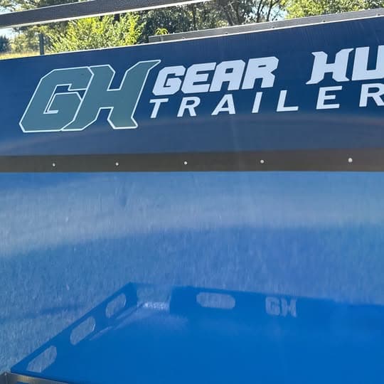 Gear Hub 93X Squaredrop trailer - manufactured in Spartanburg, SC