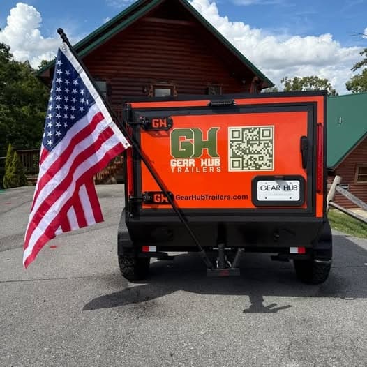 Gear Hub 93X Squaredrop trailer - manufactured in Spartanburg, SC