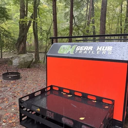Gear Hub 93X Squaredrop trailer - manufactured in Spartanburg, SC