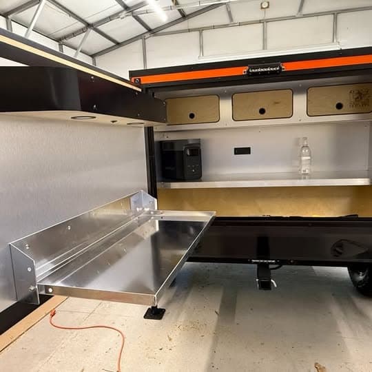 Gear Hub 93X Squaredrop trailer - manufactured in Spartanburg, SC